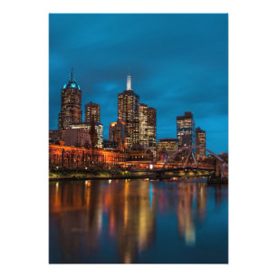 Foto Melbourne de noche