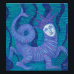 Foto Melusina, Melusina, fantasía, surrealista, espírit<br><div class="desc">La melusina (o melusina) es una figura del folclore europeo, un espíritu femenino de aguas frescas en manantiales y ríos sagrados. Criatura mágica con las hermosas mujeres que se enfrentan paradas en el fondo, agua azul oscura, algas marinas verde esmeralda, siluetas de peces remotas y burbujas de aire en el...</div>