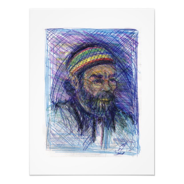 Foto Memphis Artist 2 Imprimir marco blanco (Frente)