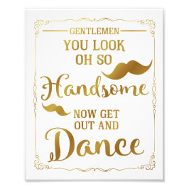 Foto mens baño boda signo oro