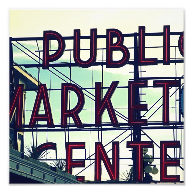 Foto Mercado Pike Place de Seattle (Frente)