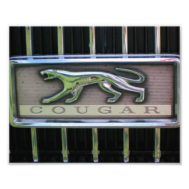 Foto Mercurio Cougar Grill Emblem de los años 60 (Frente)