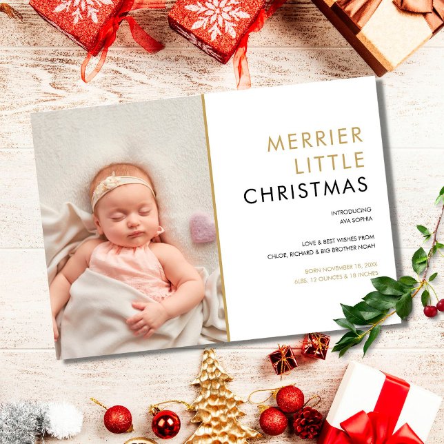 Foto Merrier Pequeños Navidades Anuncio de nacimie (Subido por el creador)