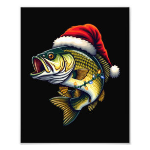 Foto Merry Fishmas Santa Fishing Amantes Graciosos