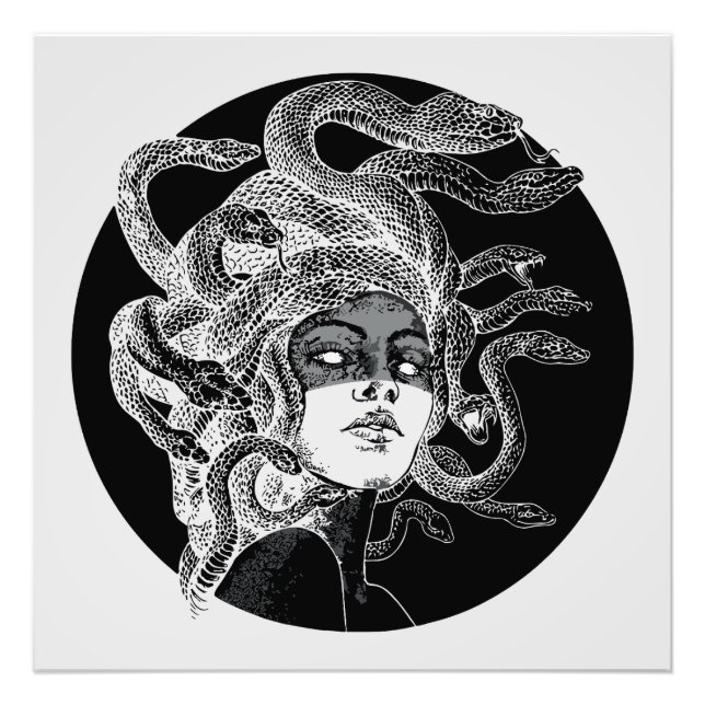 Foto Mesmerización del arte Medusa (Frente)