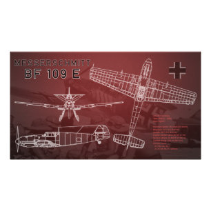 Foto Messerschmitt Bf 109 Blueprint