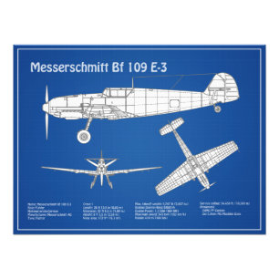 Foto Messerschmitt Bf 109 - Plano aéreo ABD