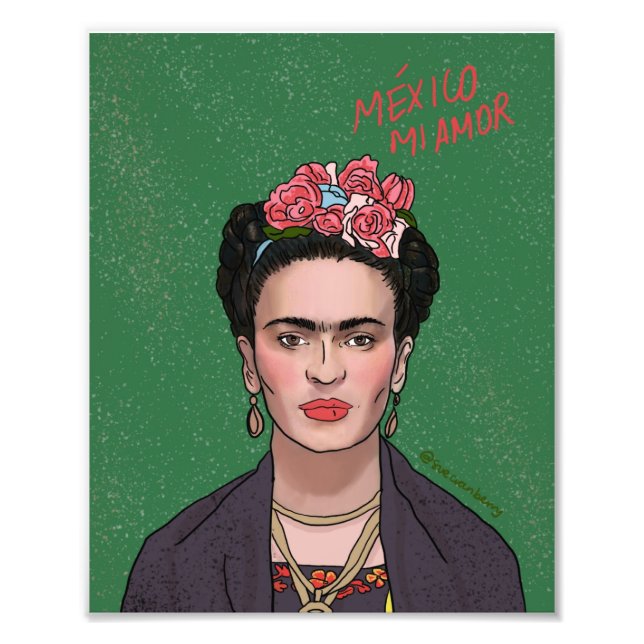 Foto Mexico mi amor - Frida Kahlo (Frente)