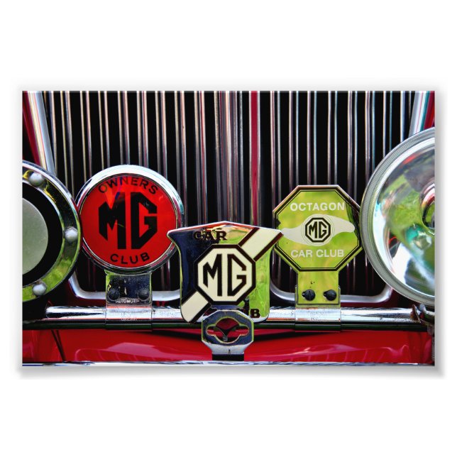 Foto MG Classic British Sports Motor Car (Frente)