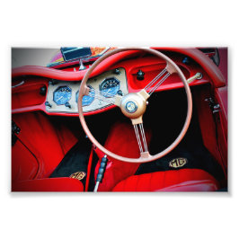 Foto MG TA Classic Sports Car Interior