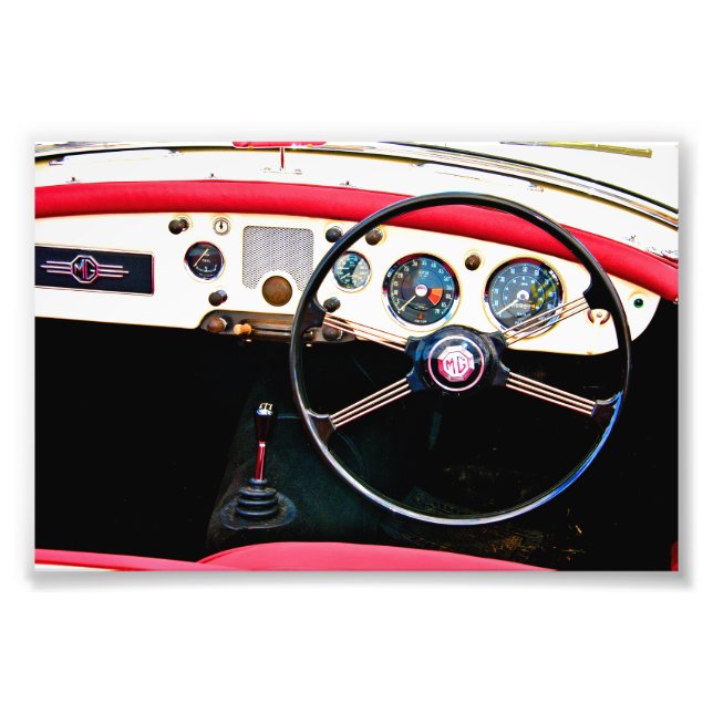 Foto MG Un Classic British Sports Car Interior (Frente)