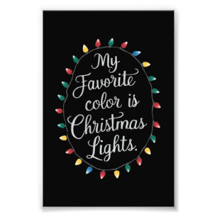 Foto Mi color favorito es luces de Navidad Xmas vacacio