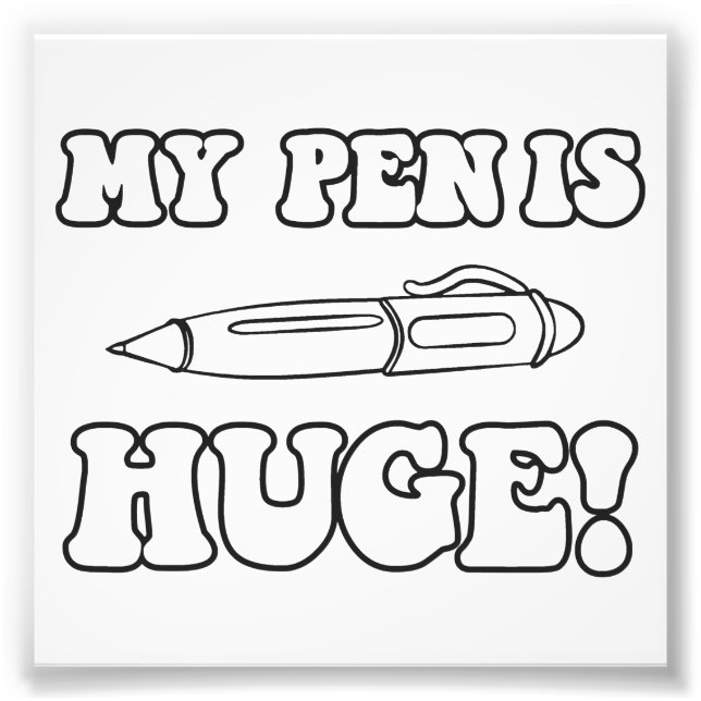 Foto Mi Pluma Es Enorme (Frente)