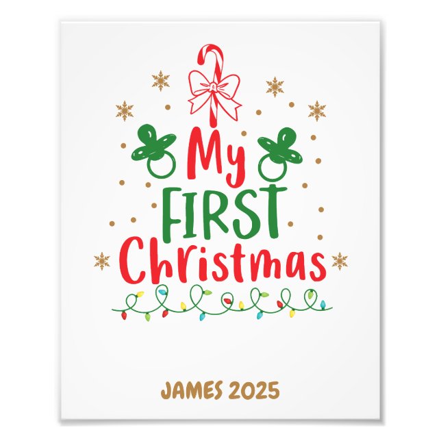 Foto Mi primer bastón de vándalo de Navidad (Frente)