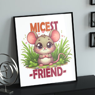 Foto Micest Friend divertido juego de palabras Cute beb
