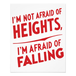 Foto Miedo a la caída: Un diseño de tipografía