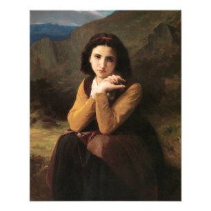 Foto Mignon Innocence of Adolescent Chica, Bouguereau