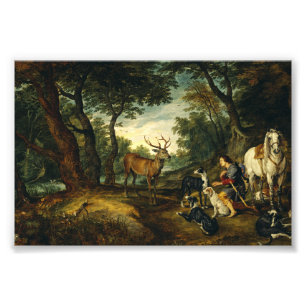 Foto Milagro de San Huberto por Peter Paul Rubens