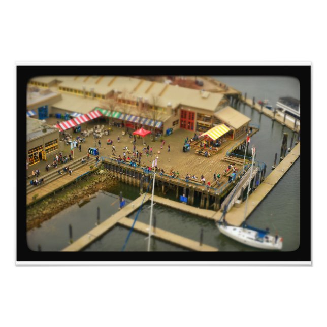 Foto Miniatura del mercado de Granville (Frente)