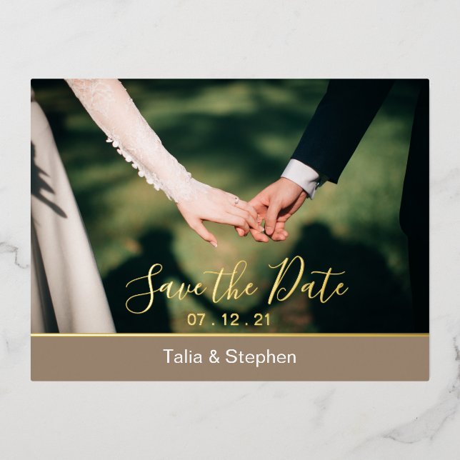 Foto mínima moderna Guardar la postal del imán de  (Anverso)