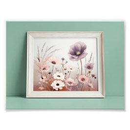 Foto Minimalista Botánico de Flor Silvestre de Japón