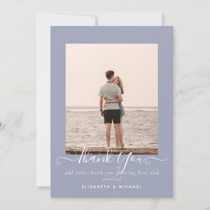 FOTO minimalista GRACIAS Dusty Blue