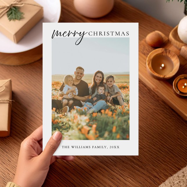 Foto Minimalista moderna de Feliz Navidad (Subido por el creador)