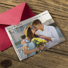 Foto Minimalista moderna Guardar la tarjeta de fec