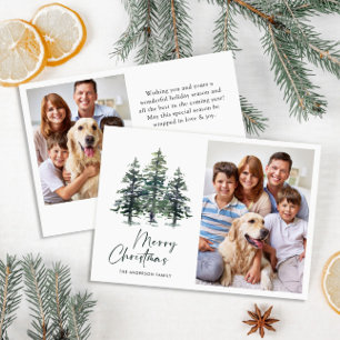 Foto: Minimalista saludo de árbol de Navidad