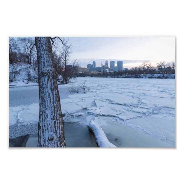 Foto minneapolis skyline y hely mississippi river (Frente)
