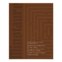 Foto Minotauro de Affiche