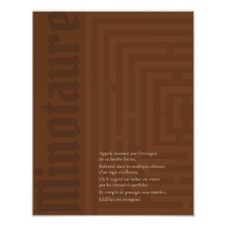 Foto Minotauro de Affiche