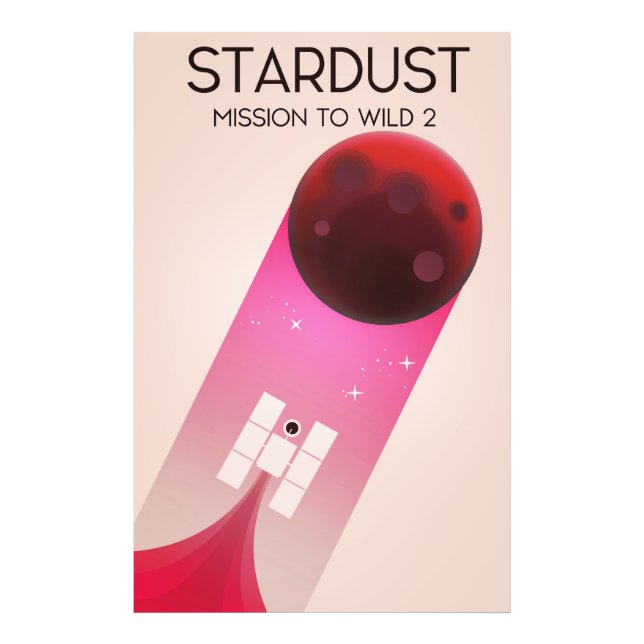 Foto Misión Stardust al cometa Wild 2 (Frente)