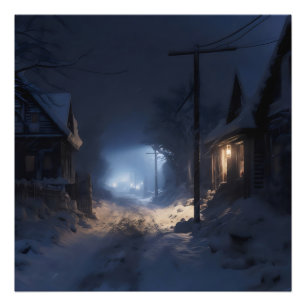 Foto Misteriosa aldea de invierno