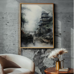 Foto Misterioso templo japonés