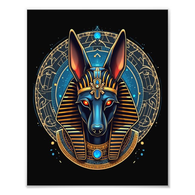 Foto Mitología egipcia de Dios Anubis (Frente)