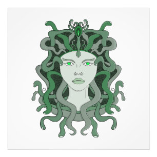 Foto Mitología griega de la gorra de serpiente Medusa G
