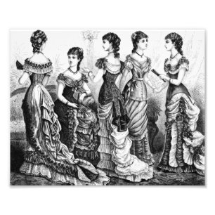 Foto Modas blancos y negros del Victorian
