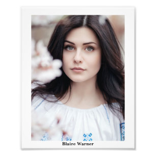 Foto Modelación de imágenes fotogénicas de 8 x 10 en co