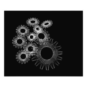 Foto Modelo de armazón, esqueleto tridimensional