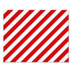 Foto Modelo diagonal rojo y blanco de las rayas