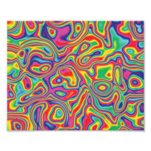 Foto Modelo psicodélico del aceite del arco iris