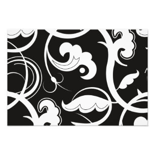 Foto Modelo remolinado, estilo de Swirly - blanco negro