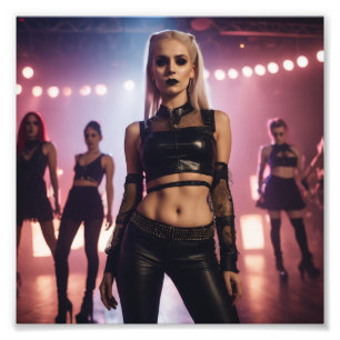 Foto Modelos góticos en el escenario