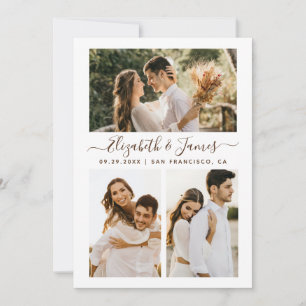 Foto Moderna 3 Guardar La Invitación De Boda De Fe