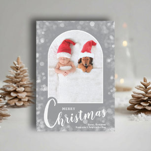 Foto Moderna Arqueada en Navidad Gris