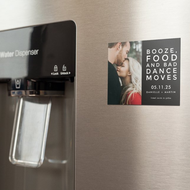 Foto moderna Boda divertida salva la fecha (Subido por el creador)