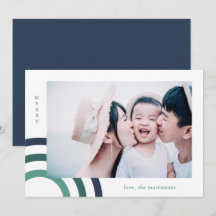 Foto moderna de festividad azul merry