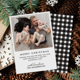 Foto moderna de Navidad con cuadros de búfalo en b