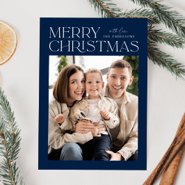 Foto moderna de Navidad con marina Feliz Navidad